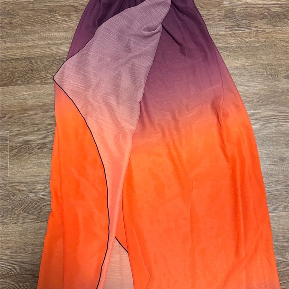 brand new women’s elif purple and orange flowy dress - Picture 4 of 5